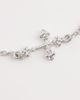 Reclaimed Vintage Reclaimed Vintage unisex cross chain bracelet in silver - 2