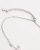 Reclaimed Vintage Reclaimed Vintage unisex cross chain bracelet in silver - 3