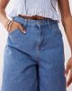 Reclaimed Vintage Reclaimed Vintage Unisex denim jorts in bleach wash-Blue - 4