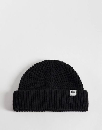 Reclaimed Vintage Reclaimed Vintage unisex fisherman beanie in black