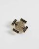 Reclaimed Vintage Reclaimed Vintage Unisex gold-tone antique look brooch with faux pearl - 2