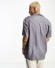 Reclaimed Vintage Reclaimed Vintage unisex inspired viscose revere shirt in gray - 2