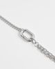 Reclaimed Vintage Reclaimed Vintage unisex layered linked bracelet in silver - 3