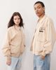 Reclaimed Vintage Reclaimed Vintage unisex lightweight harrington bomber jacket in stone-Neutral - 2