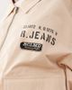 Reclaimed Vintage Reclaimed Vintage unisex lightweight harrington bomber jacket in stone-Neutral - 4