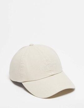 Reclaimed Vintage Reclaimed Vintage unisex logo cap in ecru-Neutral