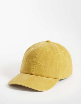 Reclaimed Vintage Reclaimed Vintage Unisex logo cap in mustard-Yellow