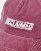Reclaimed Vintage Reclaimed Vintage unisex logo cap in washed burgundy-Red - 2