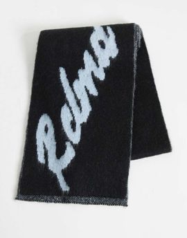 Reclaimed Vintage Reclaimed Vintage unisex scarf with branding in gray-Black