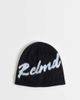 Reclaimed Vintage Reclaimed Vintage unisex skull beanie with branding in gray-Black - 1