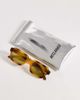 Reclaimed Vintage Reclaimed Vintage unisex square sunglasses with green lens in light tortoiseshell-Multi - 3
