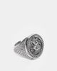Reclaimed Vintage Reclaimed Vintage Unisex stainless steel waterproof signet ring in silver tone - 1
