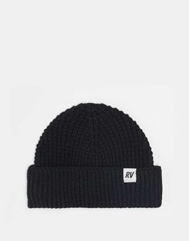 Reclaimed Vintage Reclaimed Vintage unisex waffle beanie in black