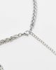 Reclaimed Vintage Reclaimed Vintage unisex waterproof stainless steel everyday chain necklace in silver - 3