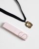 Reclaimed Vintage Reclaimed Vintage velvet choker necklace with charm-Silver - 2
