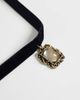 Reclaimed Vintage Reclaimed Vintage velvet choker necklace with charm-Silver - 4