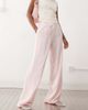 Reclaimed Vintage Reclaimed Vintage wide leg relaxed linen blend pants in pink - 4