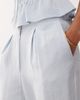 Reclaimed Vintage Reclaimed Vintage wide leg relaxed linen blend pants in power blue - 4