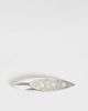 Reclaimed Vintage Reclaimed Vintage worn silver barrette clip with pearl details - 1
