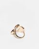 Reclaimed Vintage Reclaimed Vintage wrap around ring in set multi stone in gold - 3