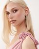 Reclaimed Vintage Reclaimed Vintage wrap front tank top with bow shoulders in rose pink - 2