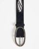 Reclaimed Vintage Reclaimed Vintage zebra print belt in black - 2