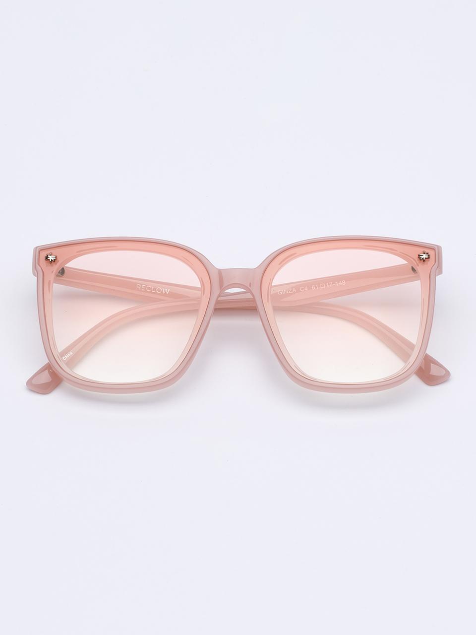 RECLOW Big-size Lightweight Ginza Sunglasses [Pink]