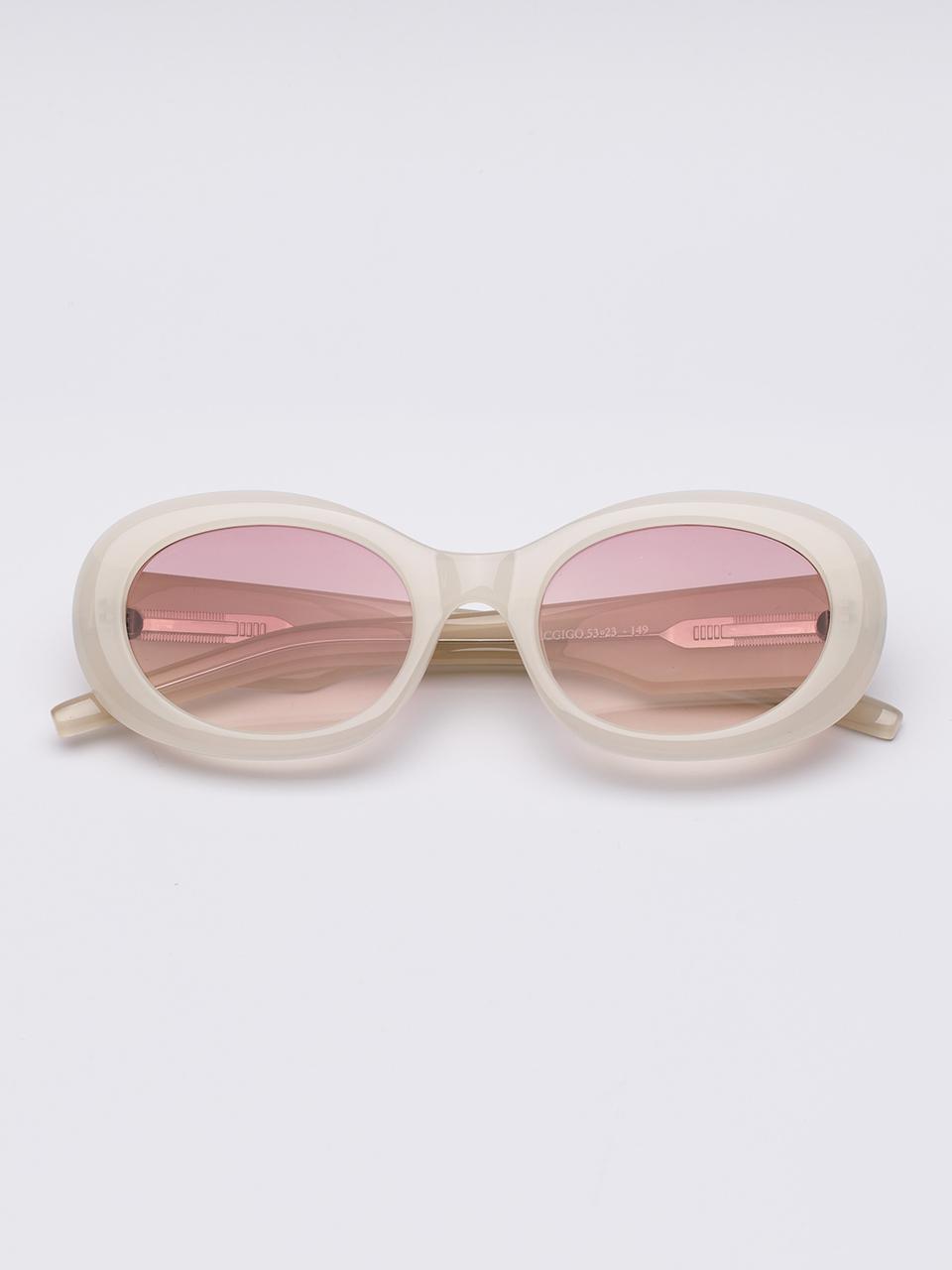 RECLOW Bold Lightweight UV400 Sunglasses [beige]