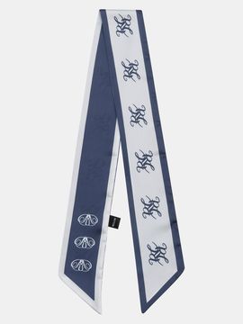 RECLOW Durable Polyester Long Scarf [Navy]