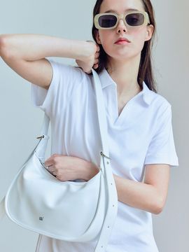 RECLOW Reclow Half Moon Bag_White