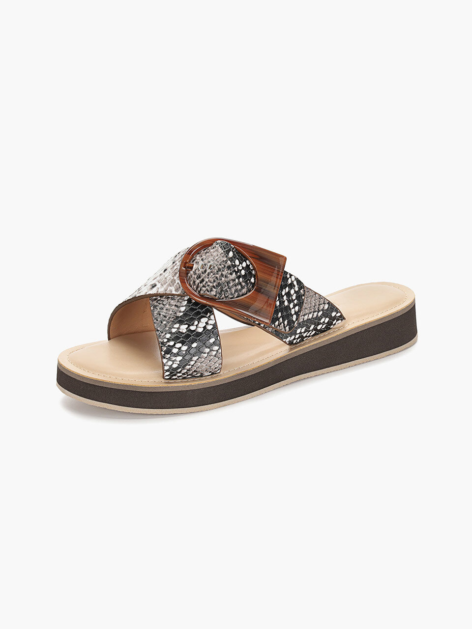Recur,ecur Anello Modern Platform Sandals - Beige