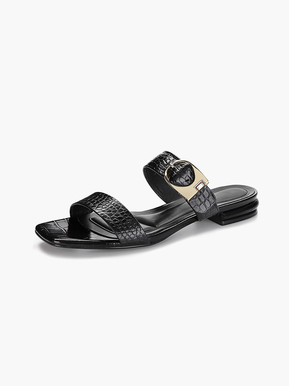 Recur,ecur Anello Signature Strap Sandals - Black