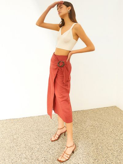 Recur,ecur Anello T-Strap Sandals - Brown