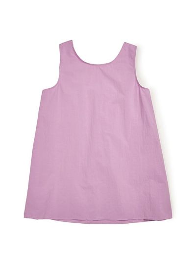 Recur,ecur Back Shirring Sleeveless Blouse_Pink