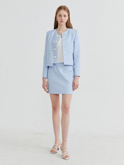 Recur,ecur Bella spangle skirt Blue