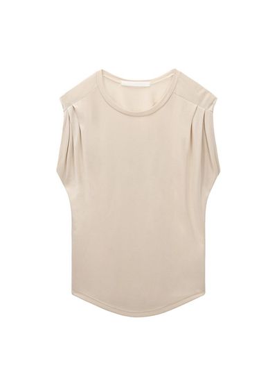 Recur,ecur Clip sleeveless_Beige