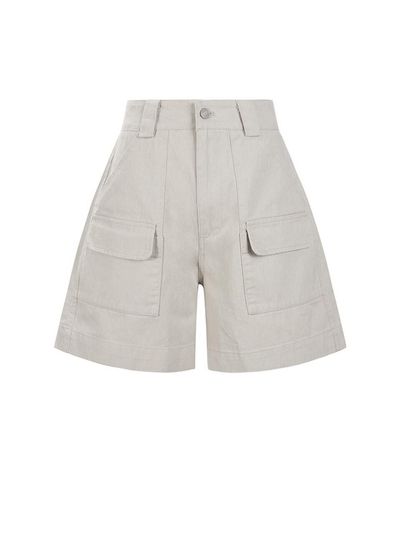 Recur,ecur Cotton pocket shorts_stone