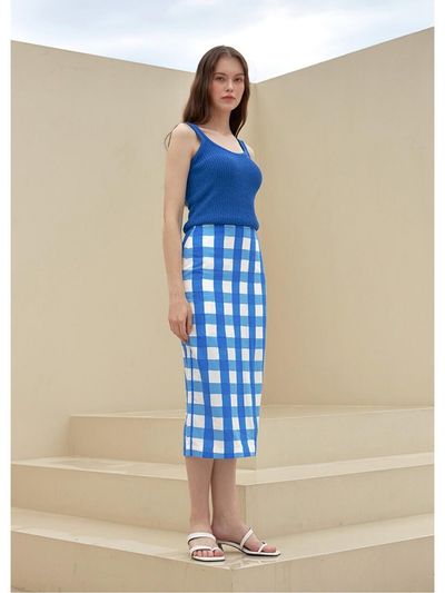 Recur,ecur Juicy Sleeveless Top_Blue