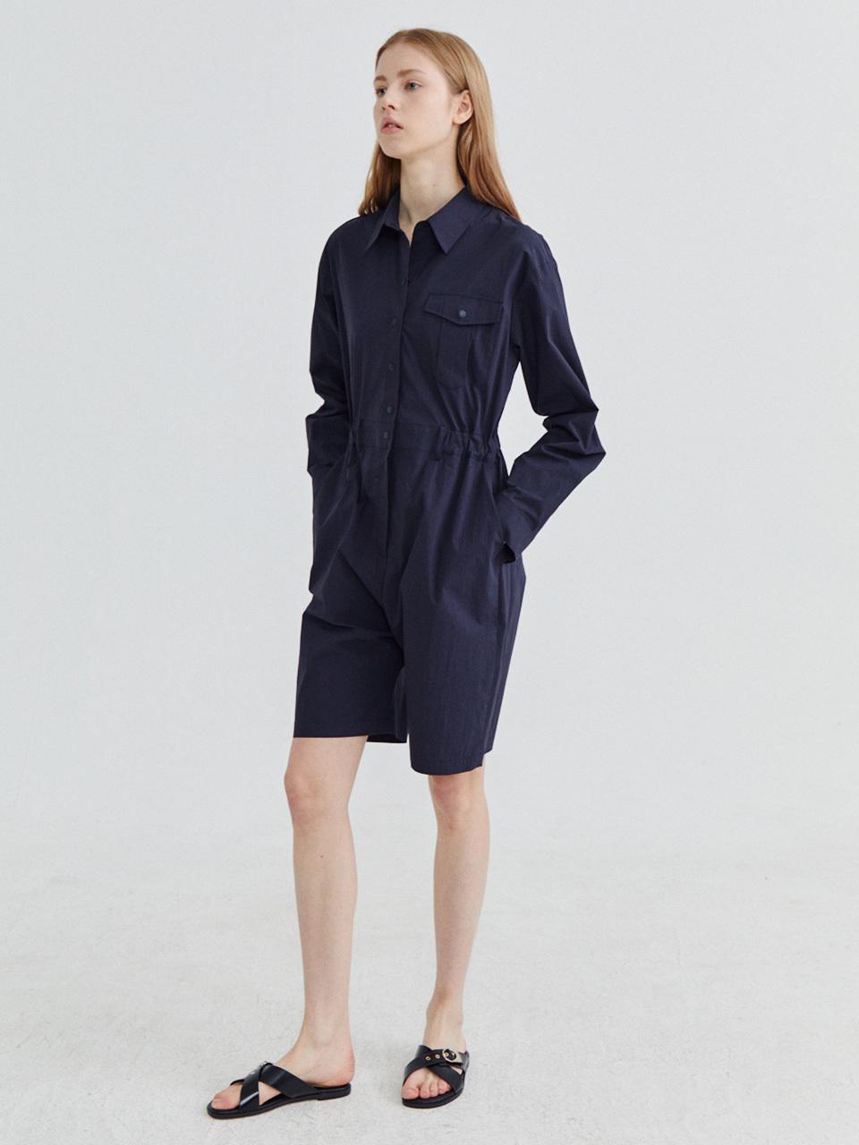 Recur,ecur Jump suit(ver2) Dark navy