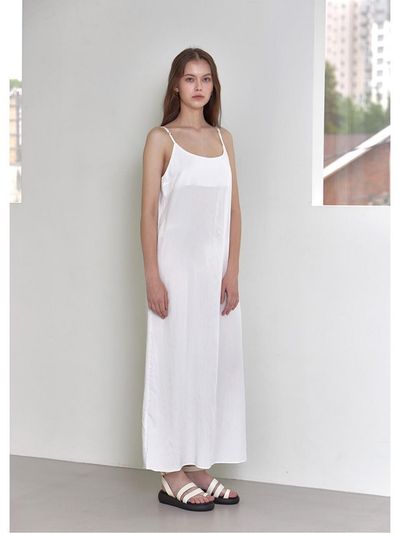 Recur,ecur Layered Dress_white