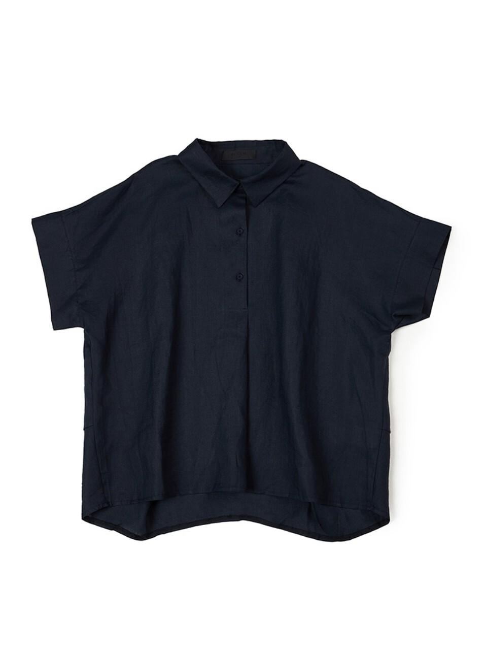Recur,ecur Linen Blouse_Navy