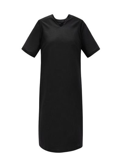 Recur,ecur Linen Long dress_Black