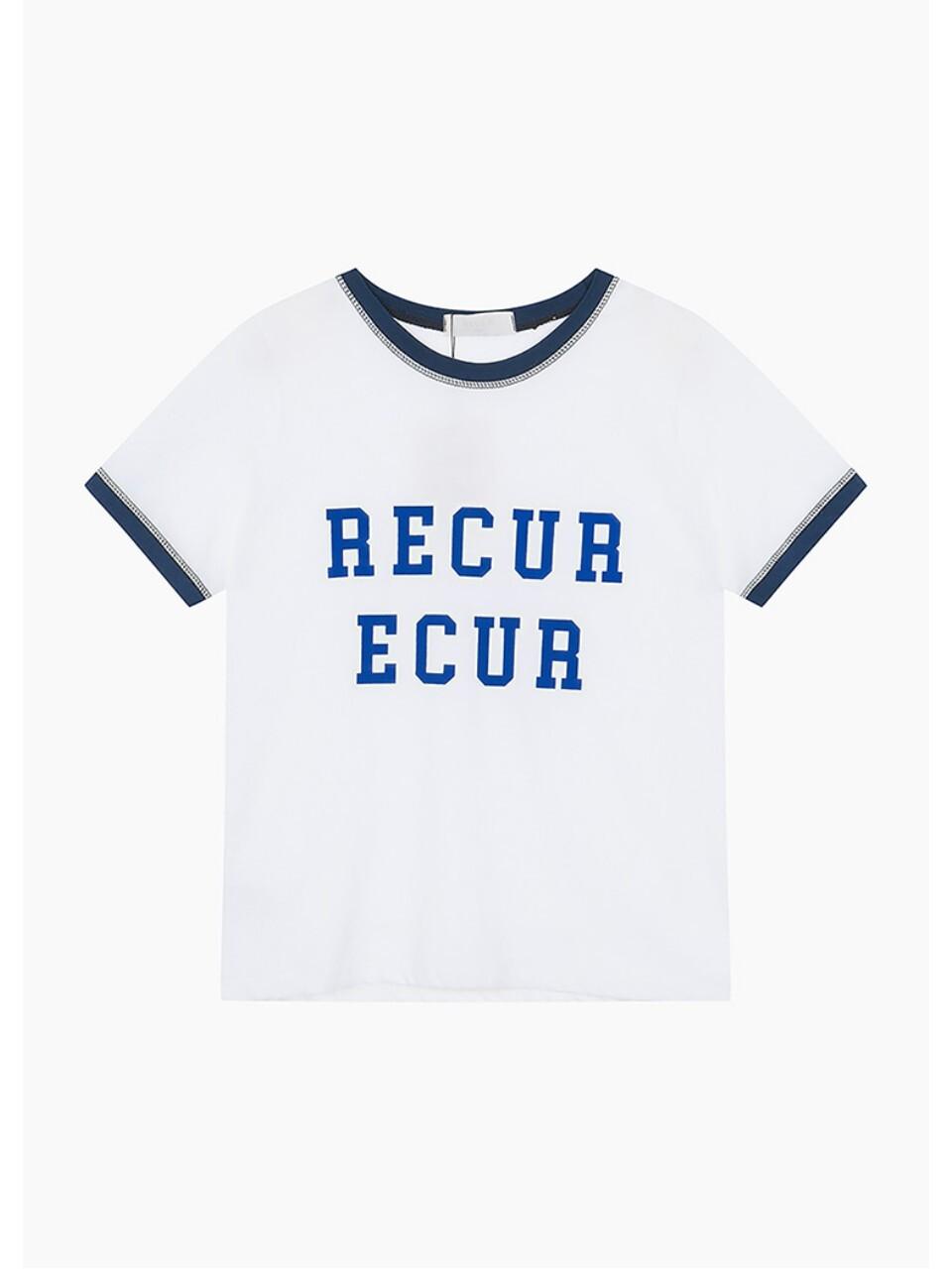 Recur,ecur Logo T-Shirt_WHITE