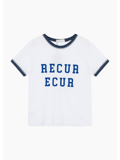 Recur,ecur Logo T-Shirt_WHITE
