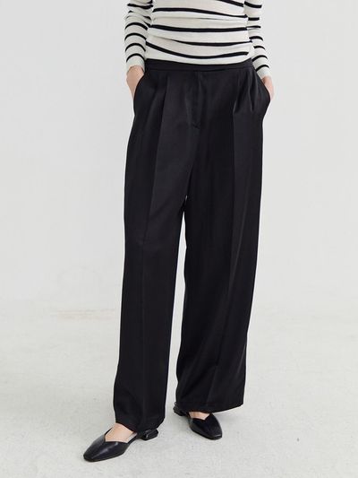 Recur,ecur Muse wide slacks Black