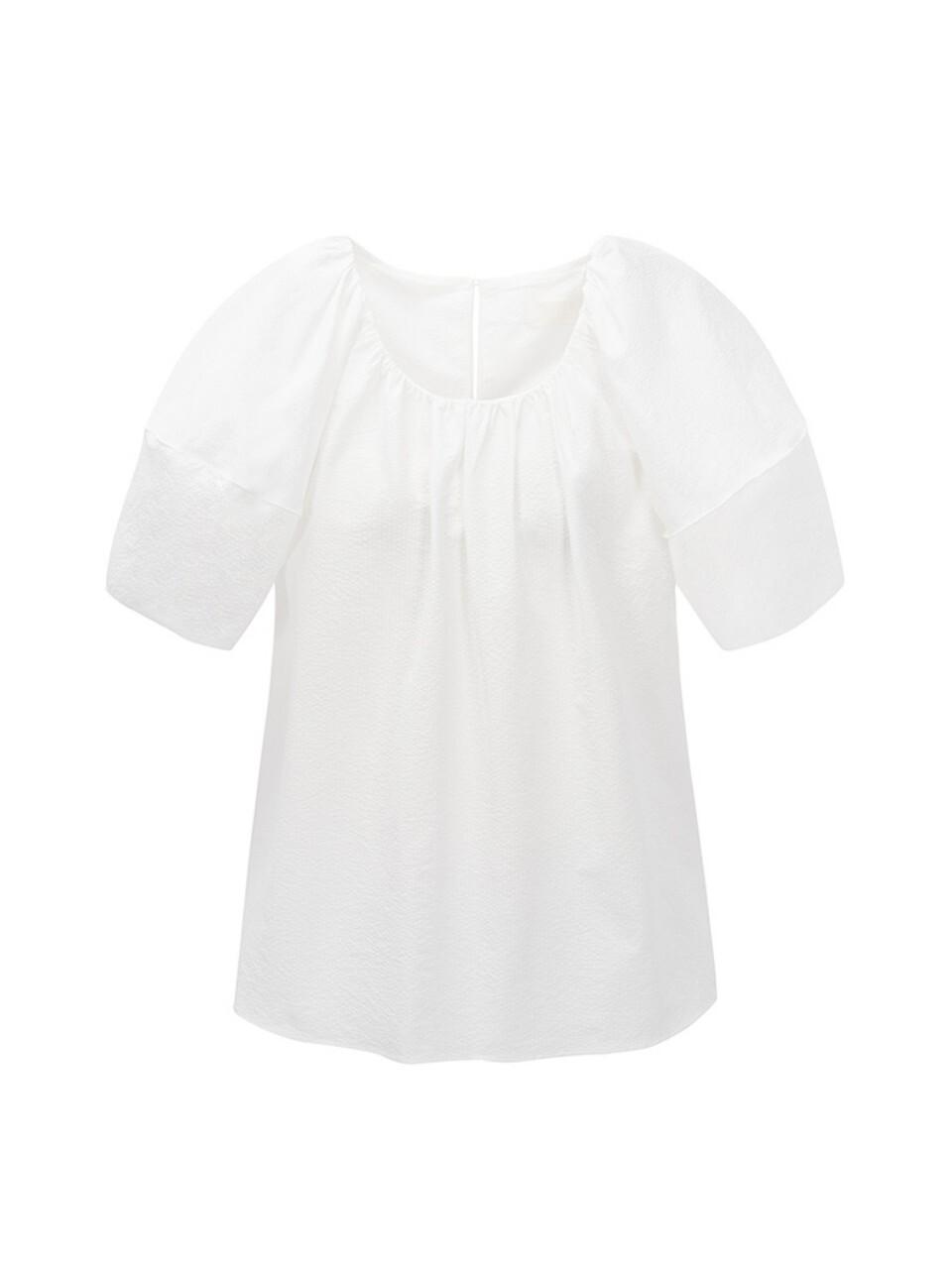 Recur,ecur Puff blouse_white