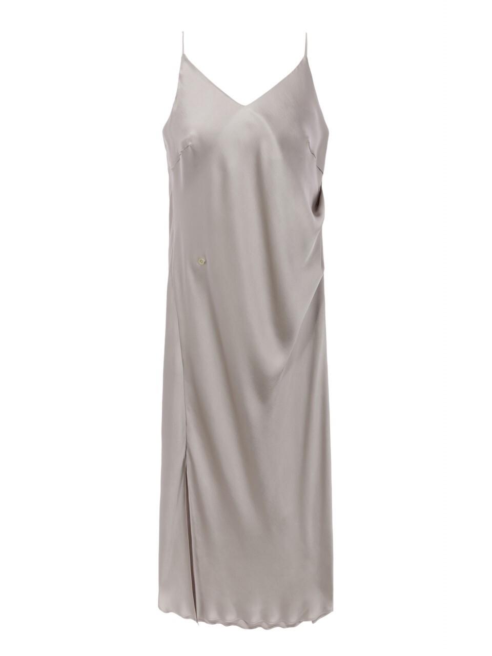 Recur,ecur Satin slip dress Gold