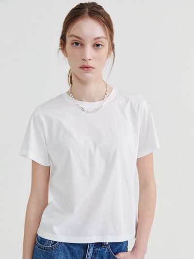 Recur,ecur Silket t-shit White