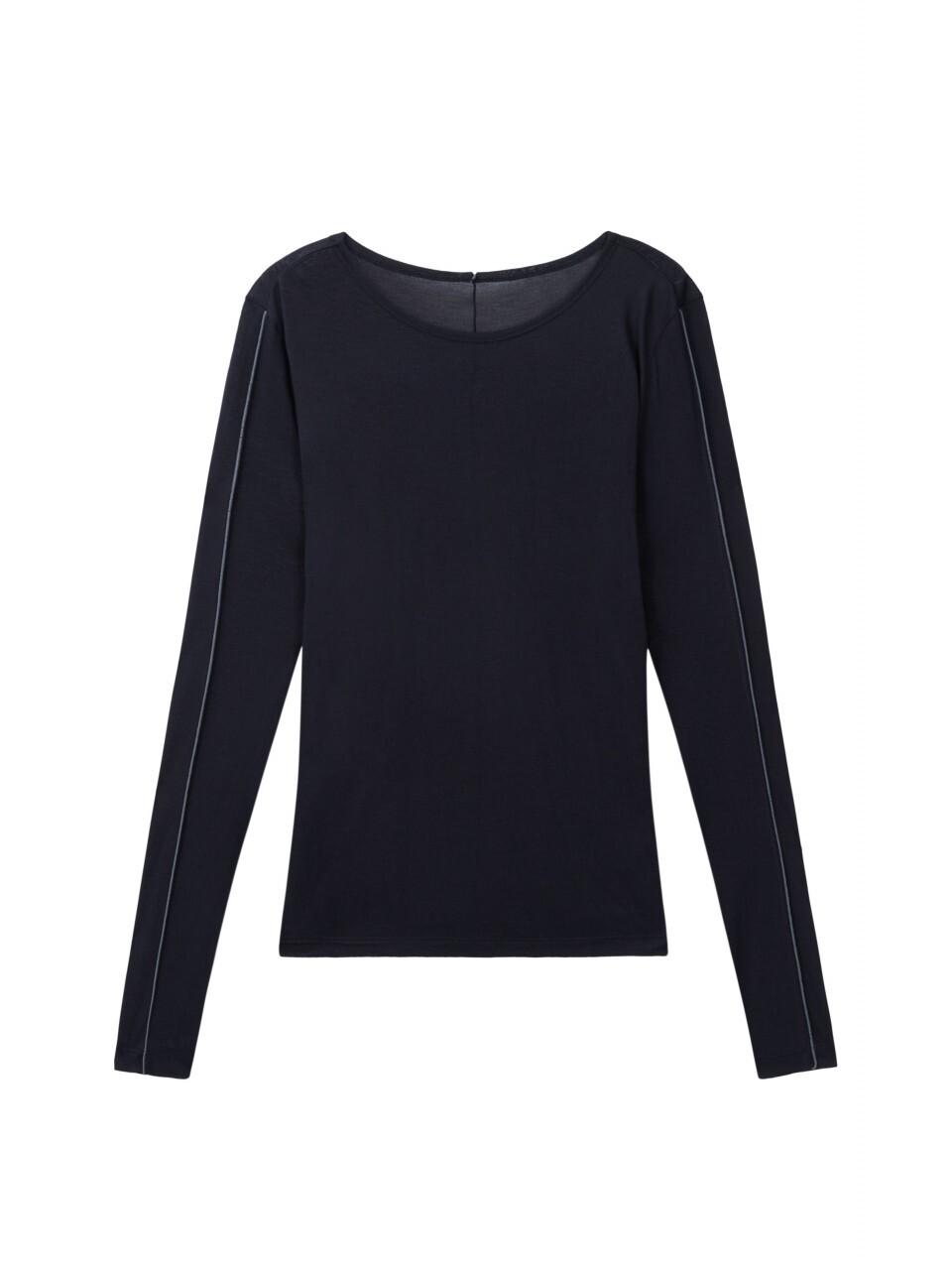 Recur,ecur Stitch long t-shirt Dark navy