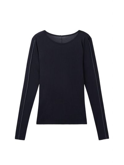Recur,ecur Stitch long t-shirt Dark navy